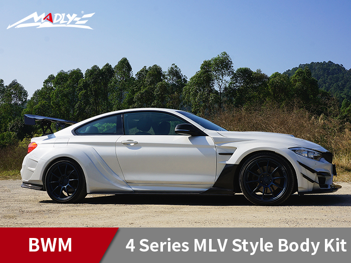 2014-2016 BMW 4 Series MLV Style Body Kit Side Skirts