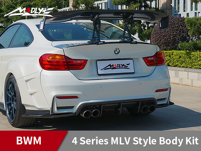 2014-2016 BMW 4 Series MLV Style Rear lip