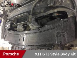 2012-2015 Porsche 911 Carrera 991 GT3 Style Trunk Lock Cover Plate