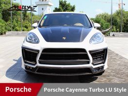 2011-2014 Porsche Cayenne Turbo LU Style With Double Three Hole Exhaust Tips Front Bumper
