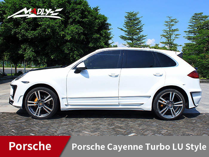 2011-2014 Porsche Cayenne Turbo LU Style With Double Three Hole Exhaust Tips Fenders