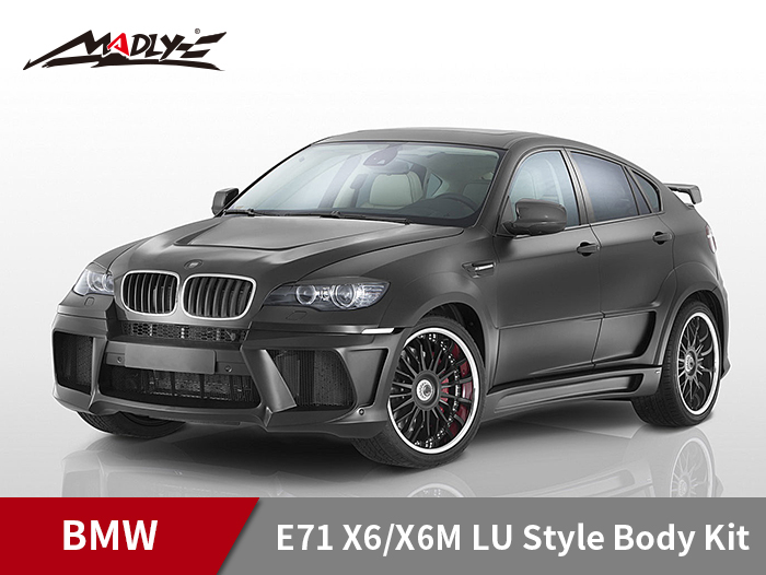 2008-2014 BMW E71 X6/X6M LU Style Body Kits With Double Two Hole Exhaust Tips
